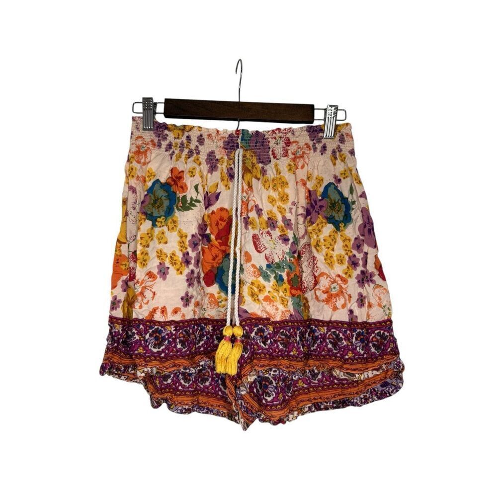 Anthropologie Floral Lounge Shorts Size Medium
